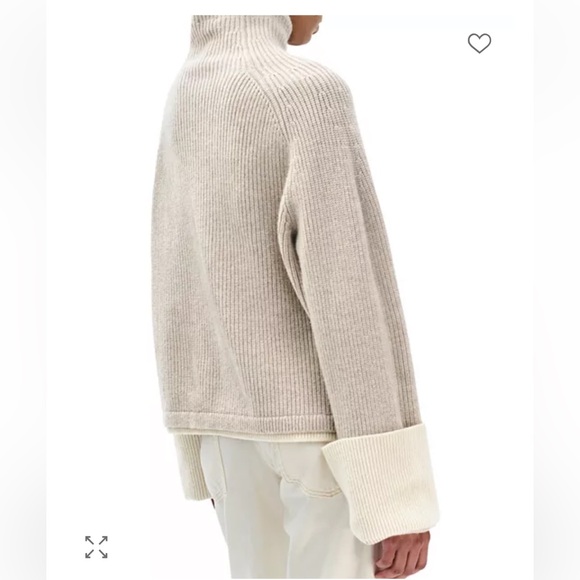 rag & bone Cream Turtleneck Sweater - Picture 2 of 5
